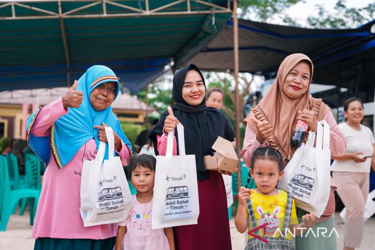 3.000 warga Babel dan Kepri Terima Layanan Kesehatan Gratis di Mobil Sehat PT Timah Tbk