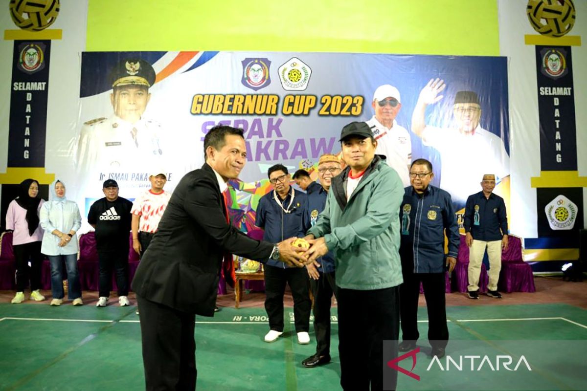 Gubernur: prestasi takraw Gorontalo terus ditingkatkan