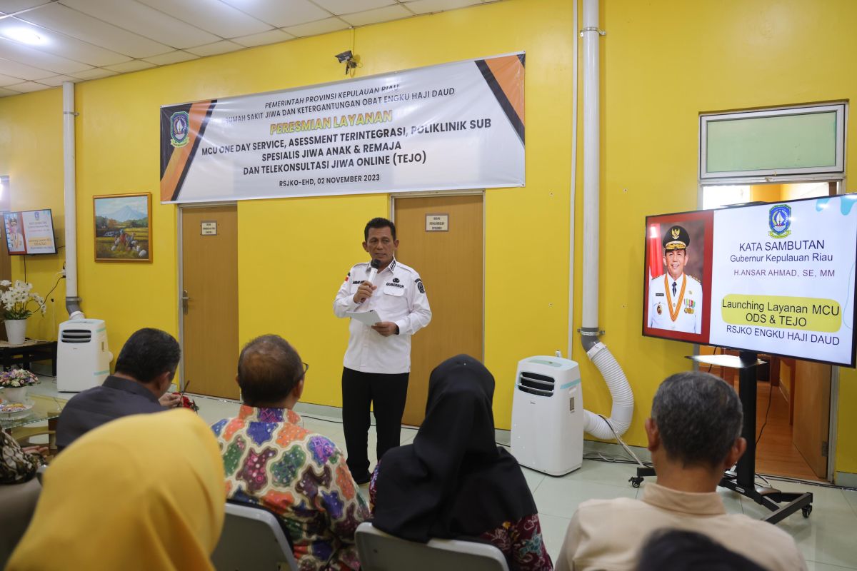 RS Jiwa dan Ketergantungan Obat di Bintan luncurkan tiga layanan kesehatan baru