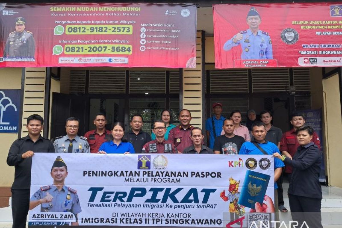 Kantor Imigrasi Singkawang Kalbar jalankan program Terpikat