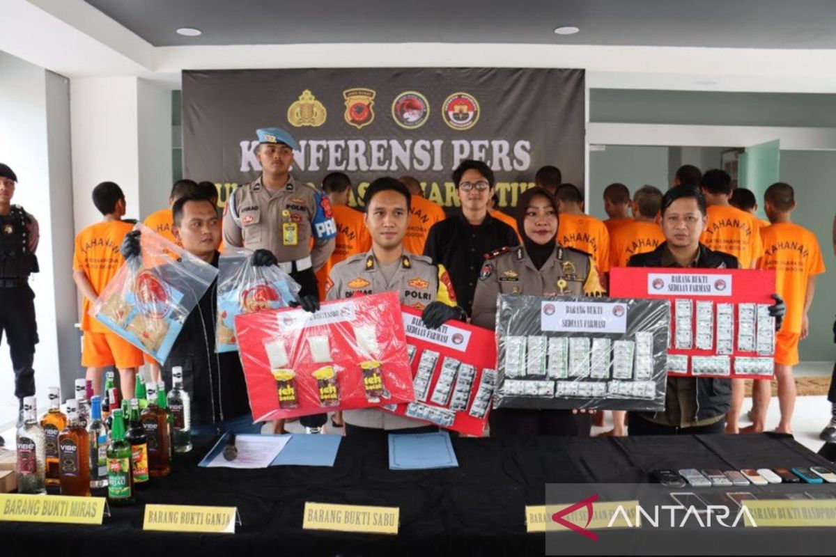 Polres Bogor tangkap 21 tersangka penyalahgunaan narkoba dalam dua pekan terakhir