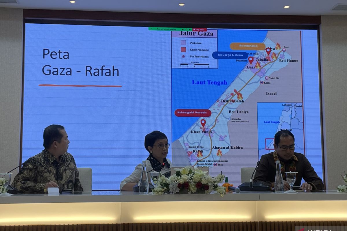 Pemerintah masih terus berusaha evakuasi satu keluarga WNI dari Gaza