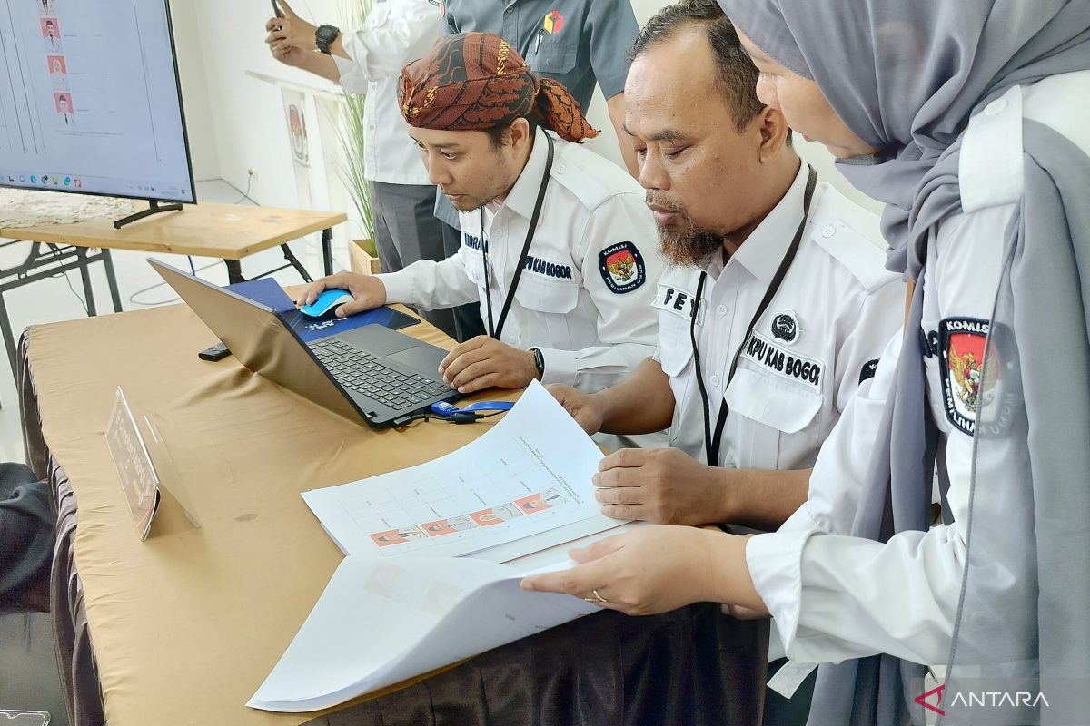 KPU Bogor terima perbaikan data 90 bacaleg jelang penetapan DCT pada Sabtu