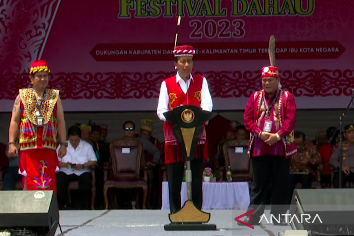 "Bhinneka Tunggal Ika" manifested in West Kutai: Jokowi