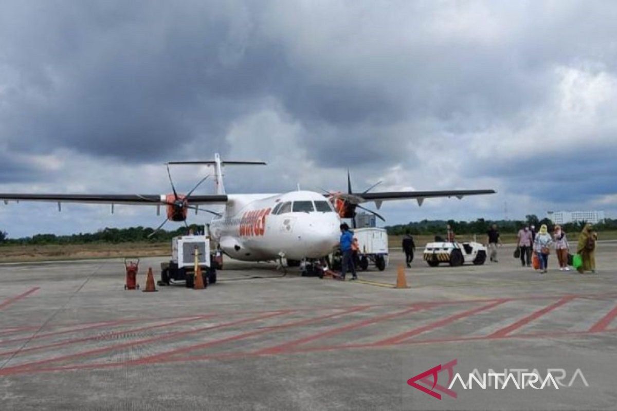 Penumpang angkutan udara tiba di Bandara Babel turun 2,77 persen