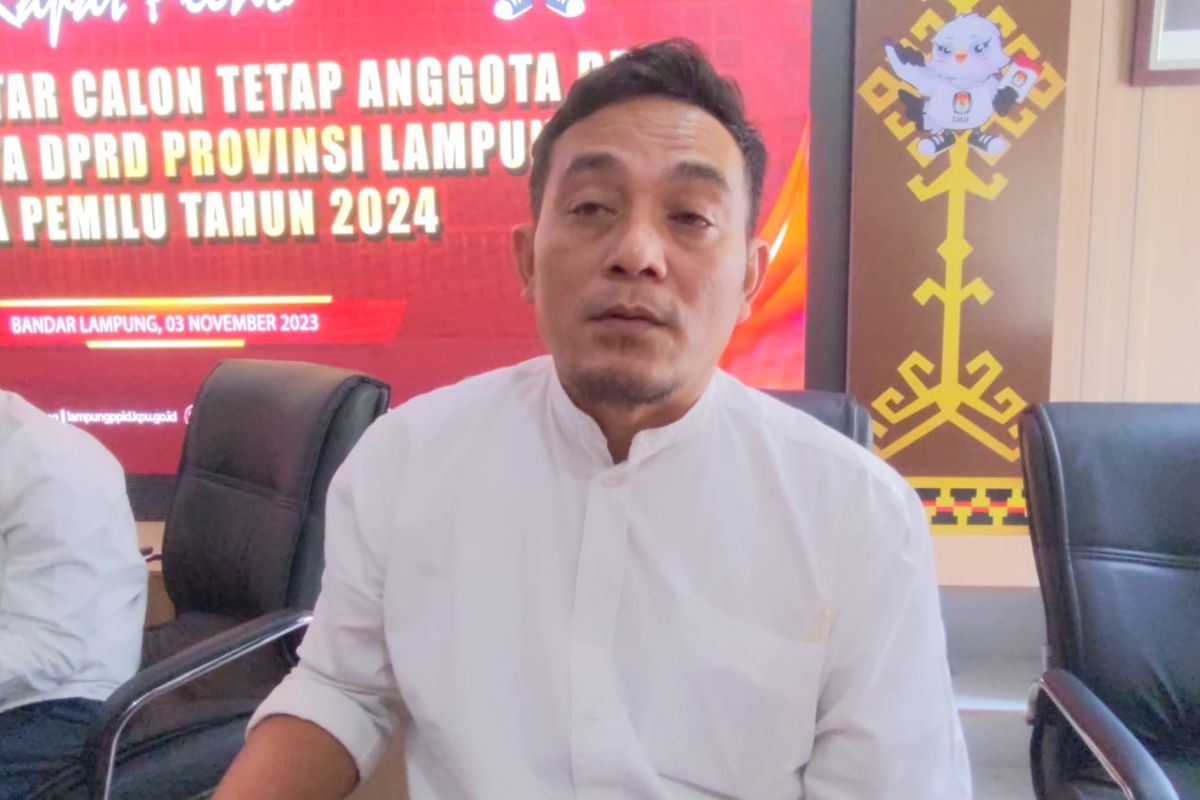 KPU Lampung umumkan 952 DCT calon legilatif Pemilu 2024