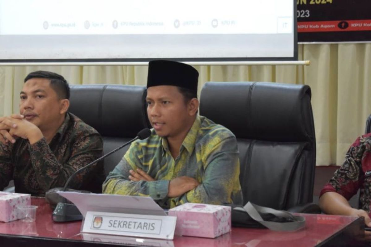 KPU Agam tetapkan DCT 565 orang peserta Pemilu 2024