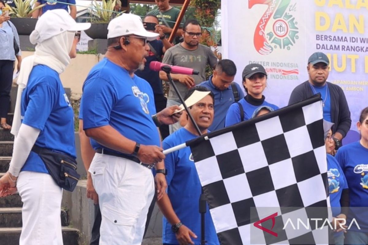 Gubernur ajak IDI Maluku  kampanyekan pola hidup sehat pada masyarakat