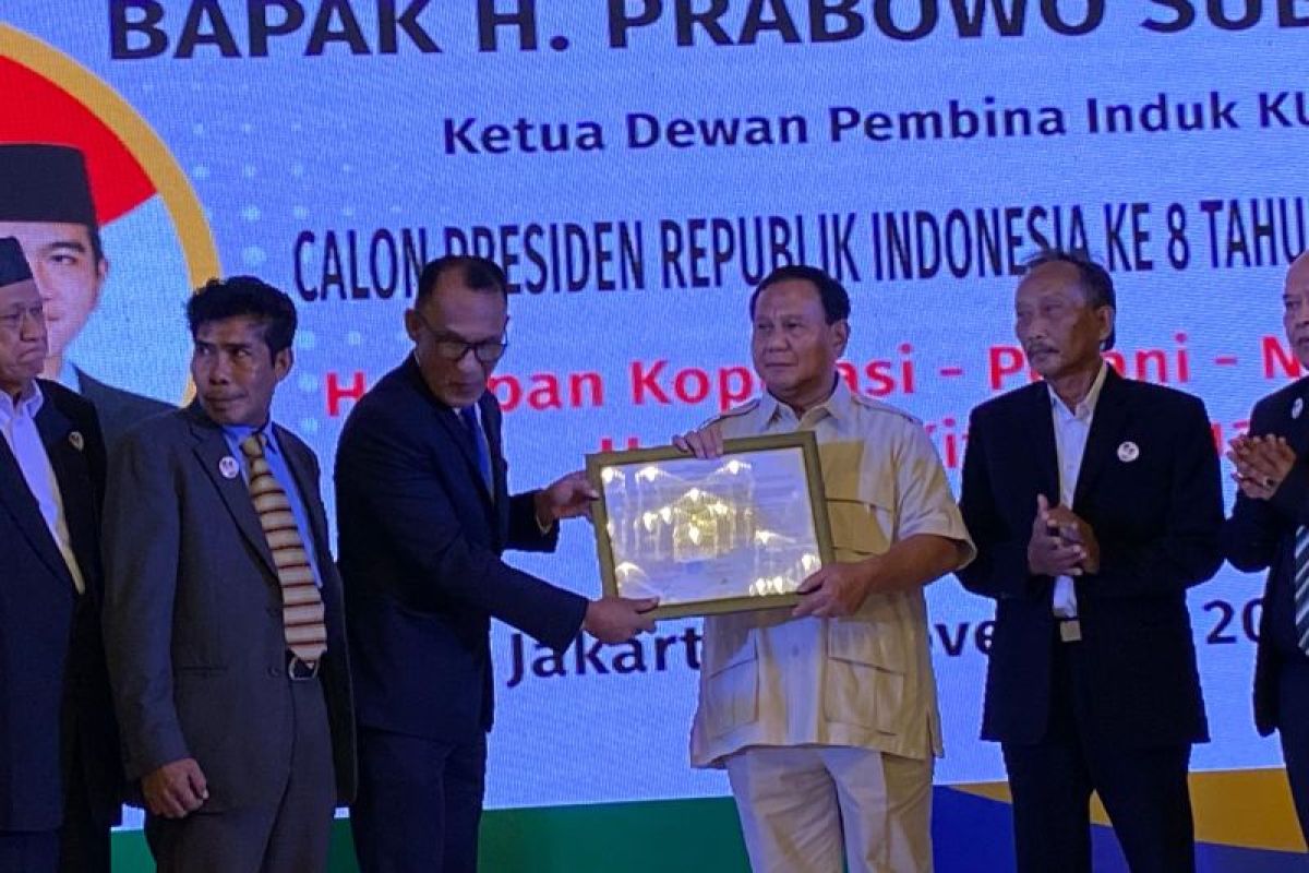 Prabowo dapat dukungan InKUD di Indonesia