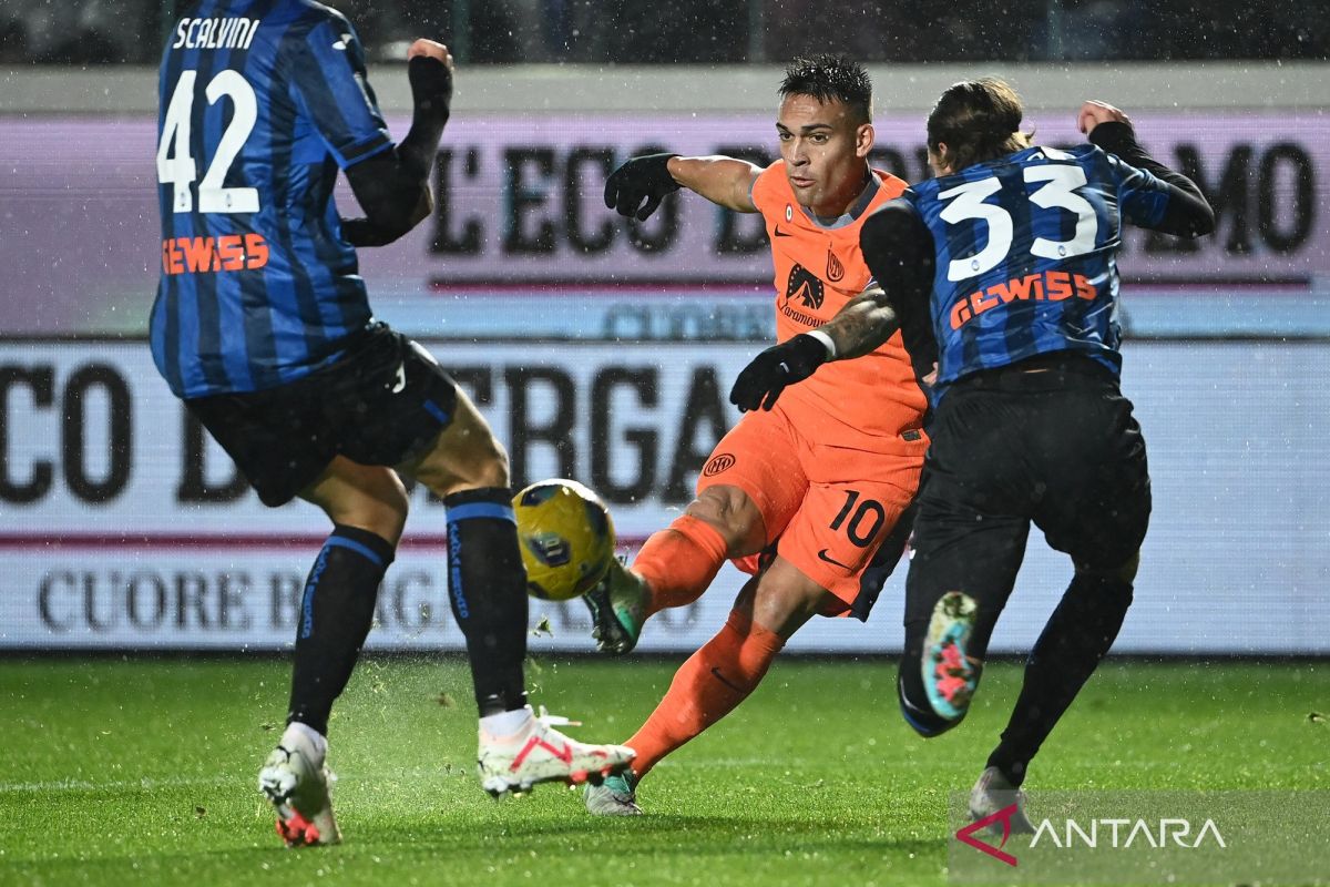 Inter Milan curi tiga poin dari markas Atalanta dengan kemenangan 2-1