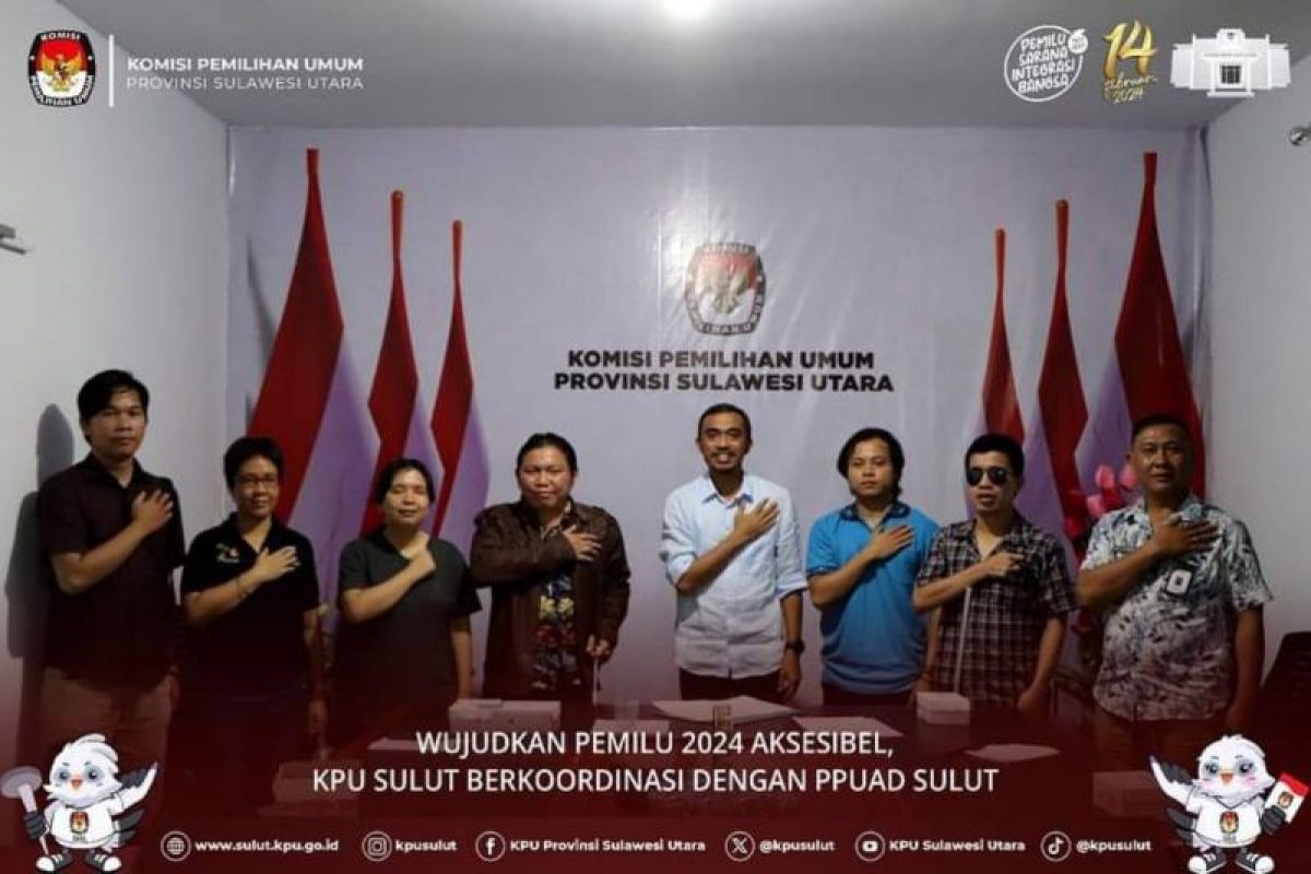 KPU Sulut pastikan hak akses penyandang disabilitas  di TPS terpenuhi