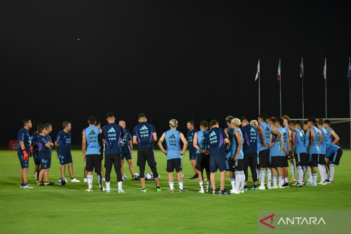 Timnas Argentina U-17 nikmati fasilitas latihan milik Bali United di Bali