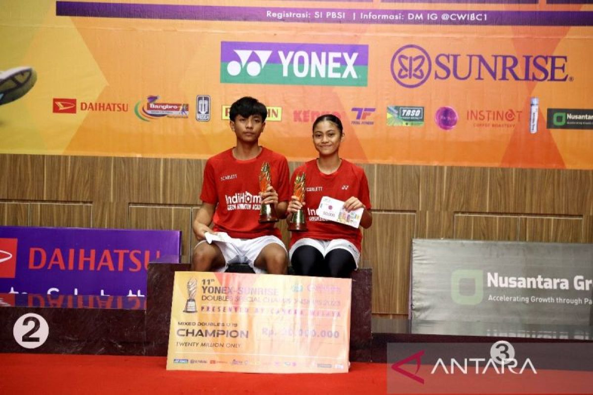 Nawaf/Luna juara Sunrise Doubles Special Championships