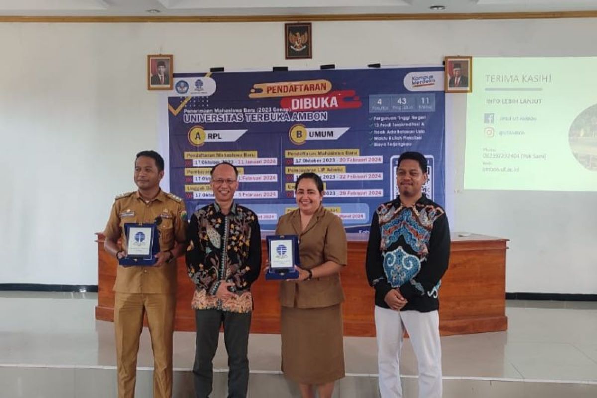 Kabar Baik! Kades dan Ketua BPD bisa bebas 50 SKS Kuliah di UT Ambon