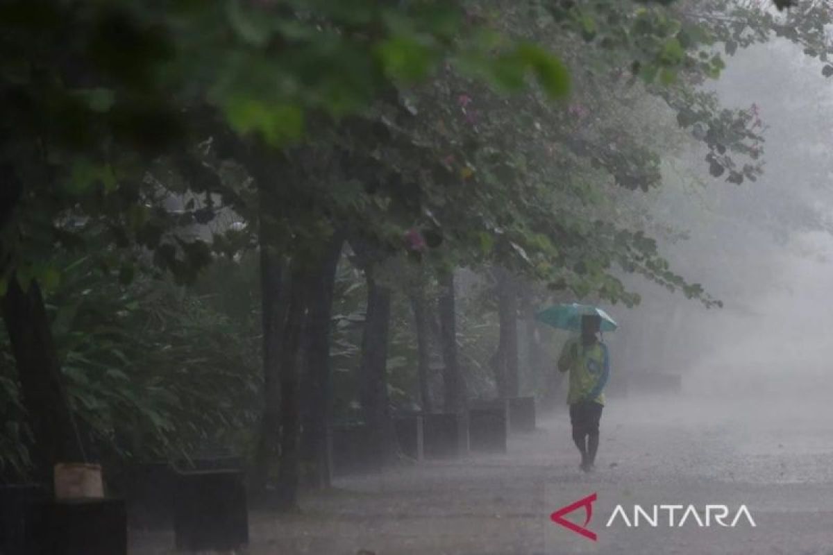 Hujan berpeluang guyur sejumlah kota besar di Indonesia