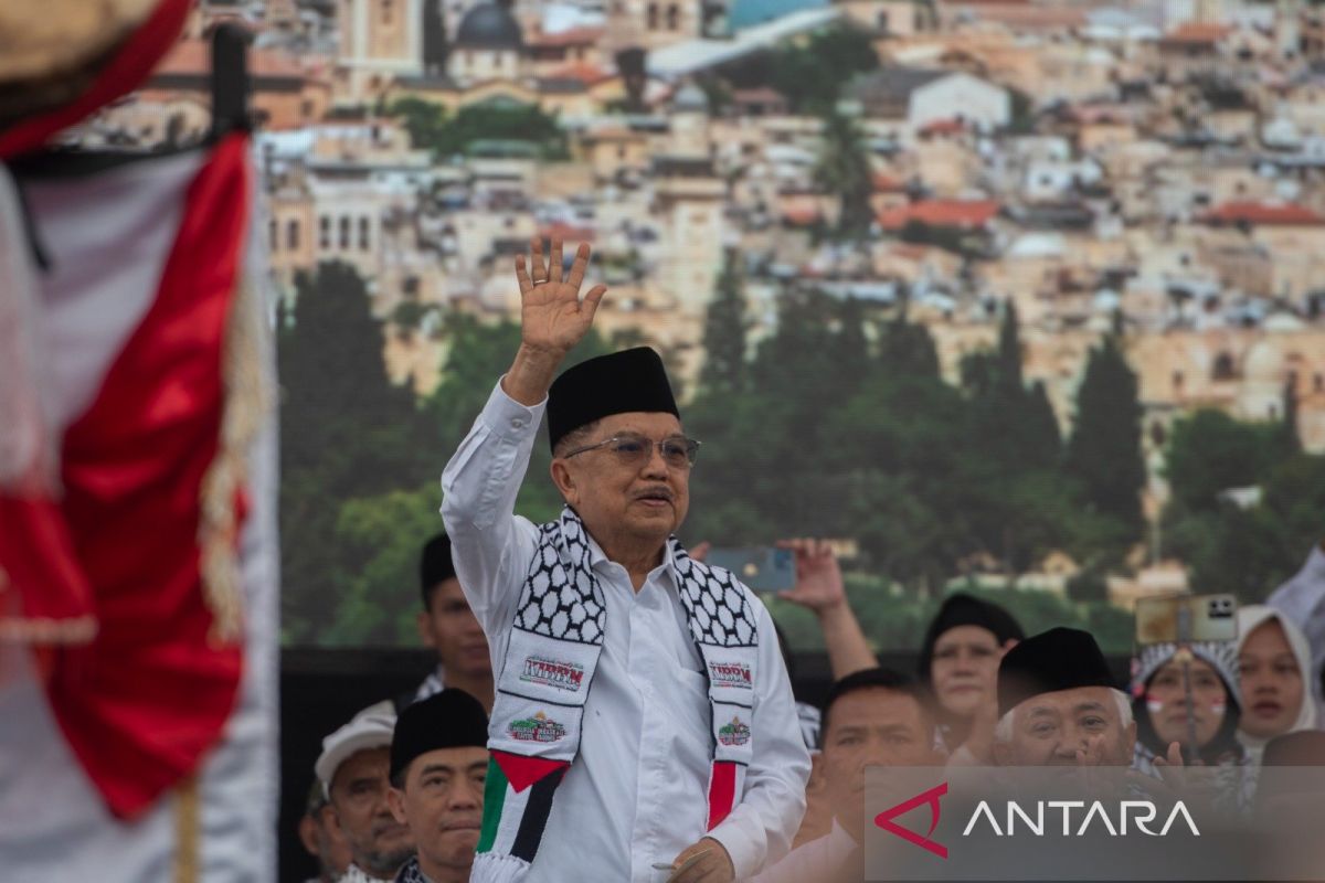 Jusuf Kalla tegaskan penting bersatunya negara Islam di timur tengah bela Palestina