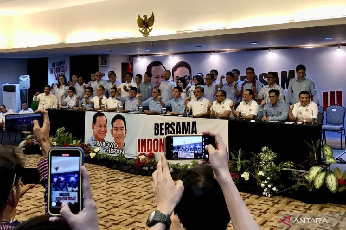 Susunan TKN Prabowo-Gibran resmi terbentuk, ini daftar lengkapnya