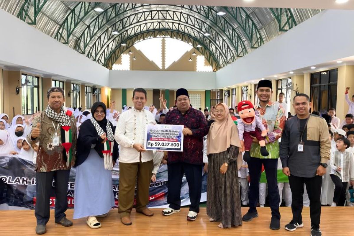 Bersama Dompet Dhuafa Waspada, penggiat pendidikan di Medan gulirkan donasi bagi rakyat Palestina