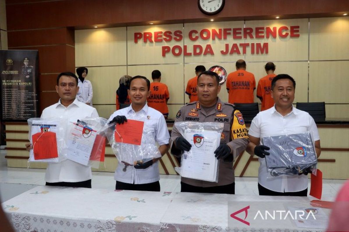 Polda Jatim tetapkan lima tersangka kasus mafia tanah di Malang