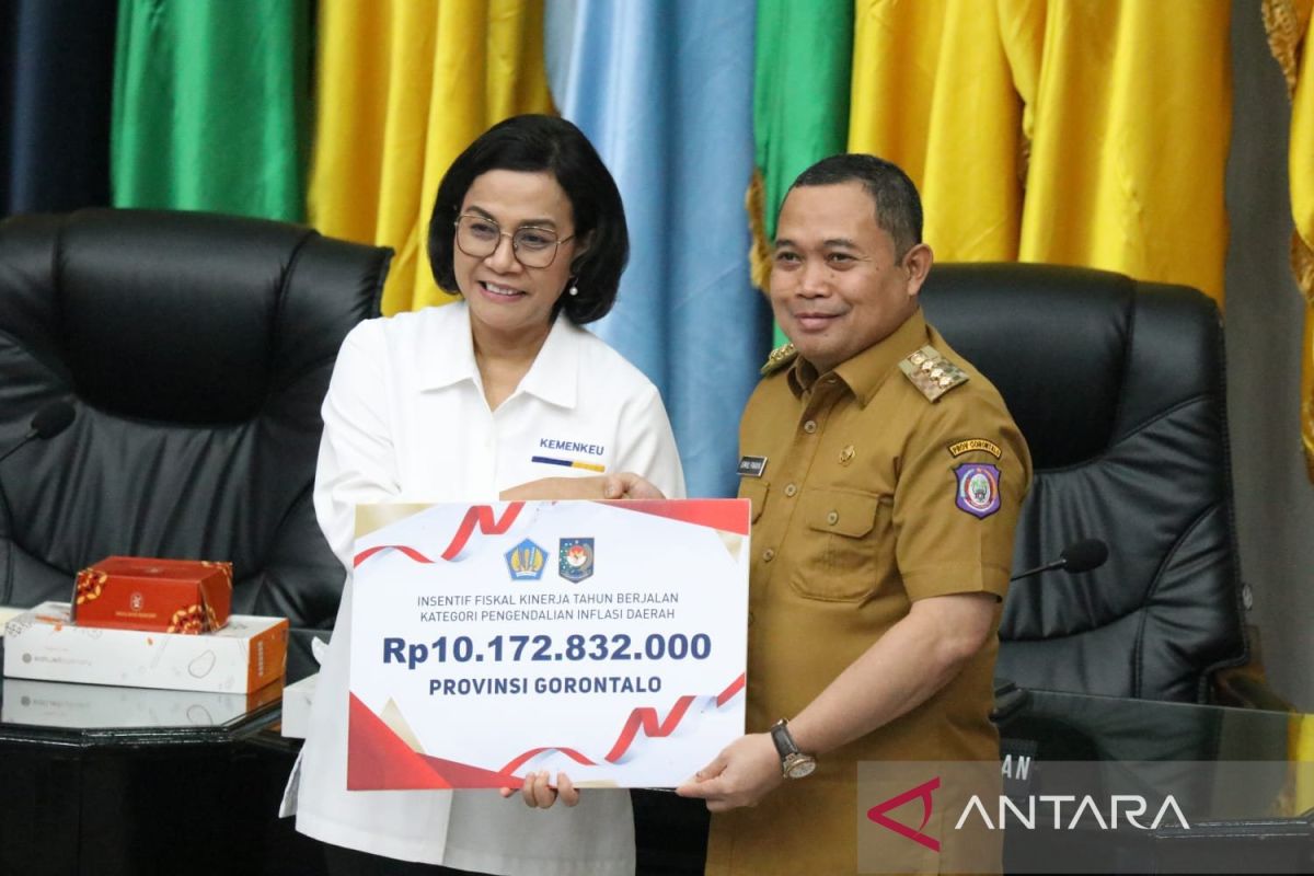 Gubernur Gorontalo terima insentif Rp10,17 miliar dari Menkeu