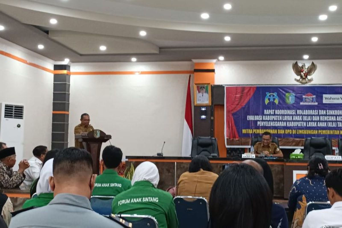 Sintang bersiap pertahankan kabupaten menuju layak anak 2024