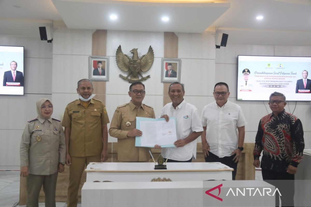 PTPN VIII serahkan lahan 52 hektare di Cigudeg dan Sukajaya untuk Pemkab Bogor