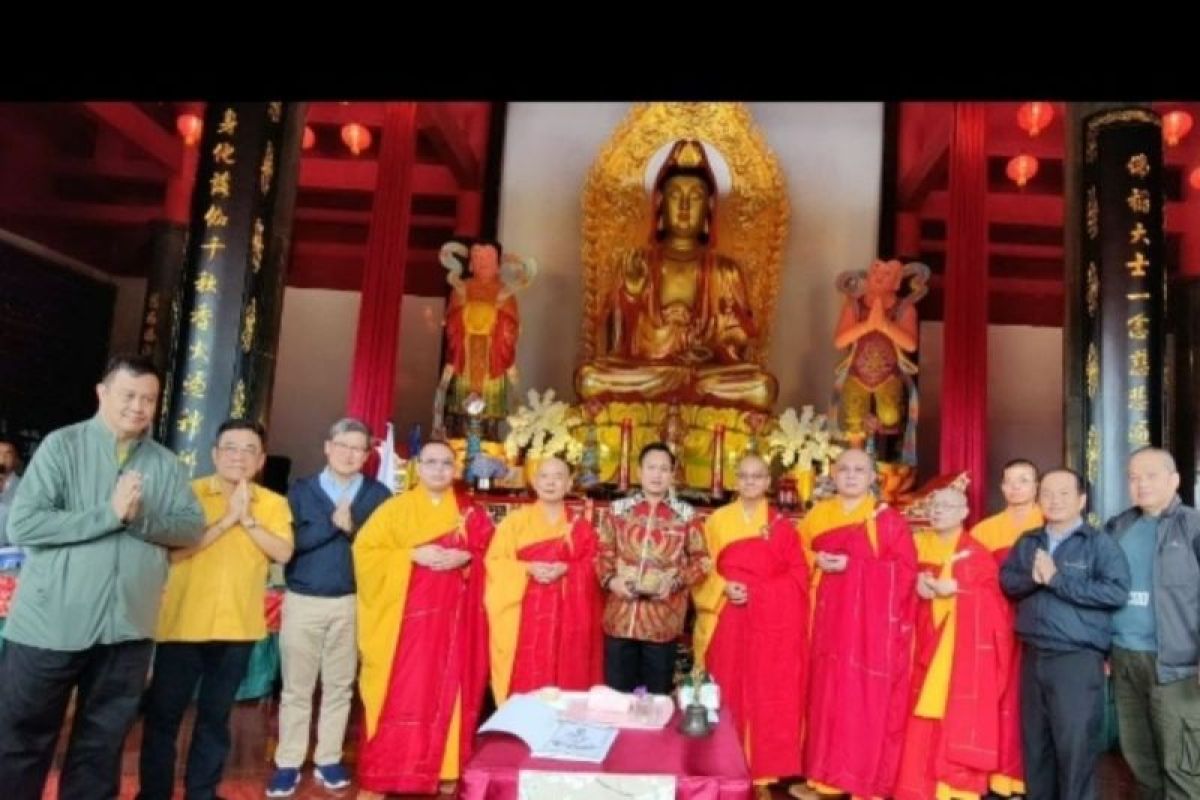Ratusan tamu hadiri peresmian Rupang Avalokitesvara Bodhisattva di Taman Simalem Resort