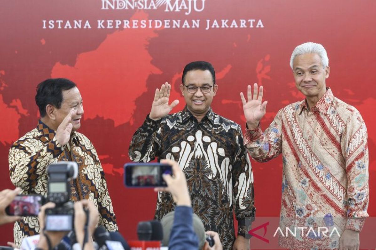 Survei Indikator: Elektabilitas Prabowo ungguli Ganjar dan Anies