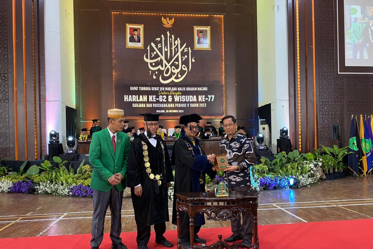 Wakil Rektor Prof Edi Erwan hadiri penandatanganan MoU UIN Suska Riau dengan UIN Maulana Malik Ibrahim Malang