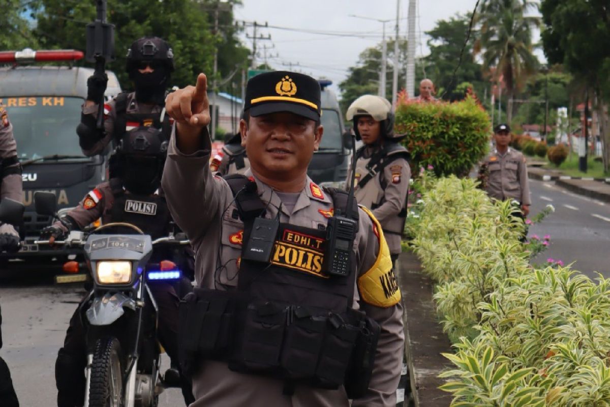 Polres Kapuas Hulu dirikan tiga pos pengamanan jelang Pemilu 2024