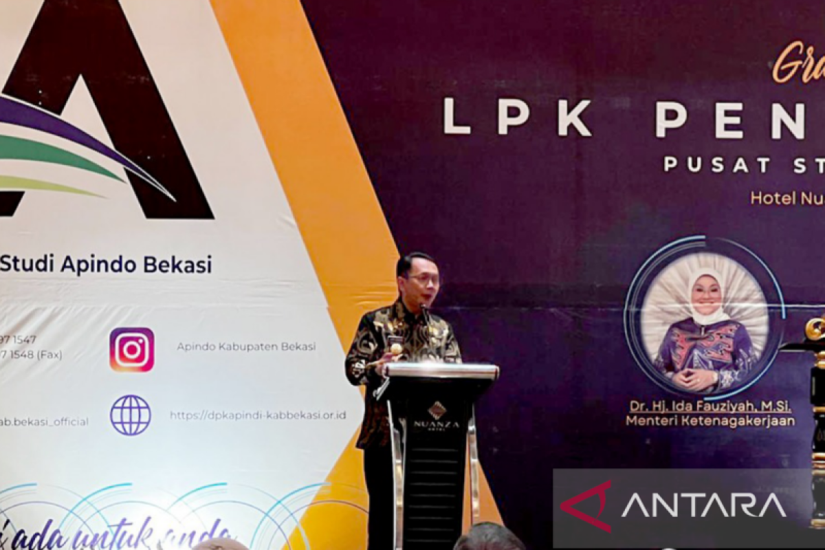 Pemkab Bekasi apresiasi Apindo luncurkan LPK-TKA satu-satunya di Indonesia