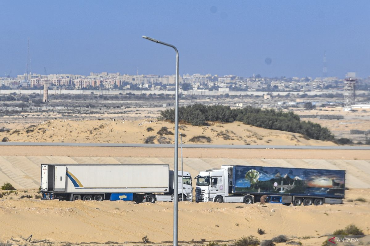 193 truk bantuan kemanusiaan masuki Gaza via Rafah