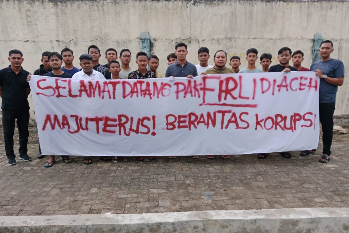Sambut Ketua KPK Firli, Pemuda Aceh beri dukungan moral pemberantasan korupsi