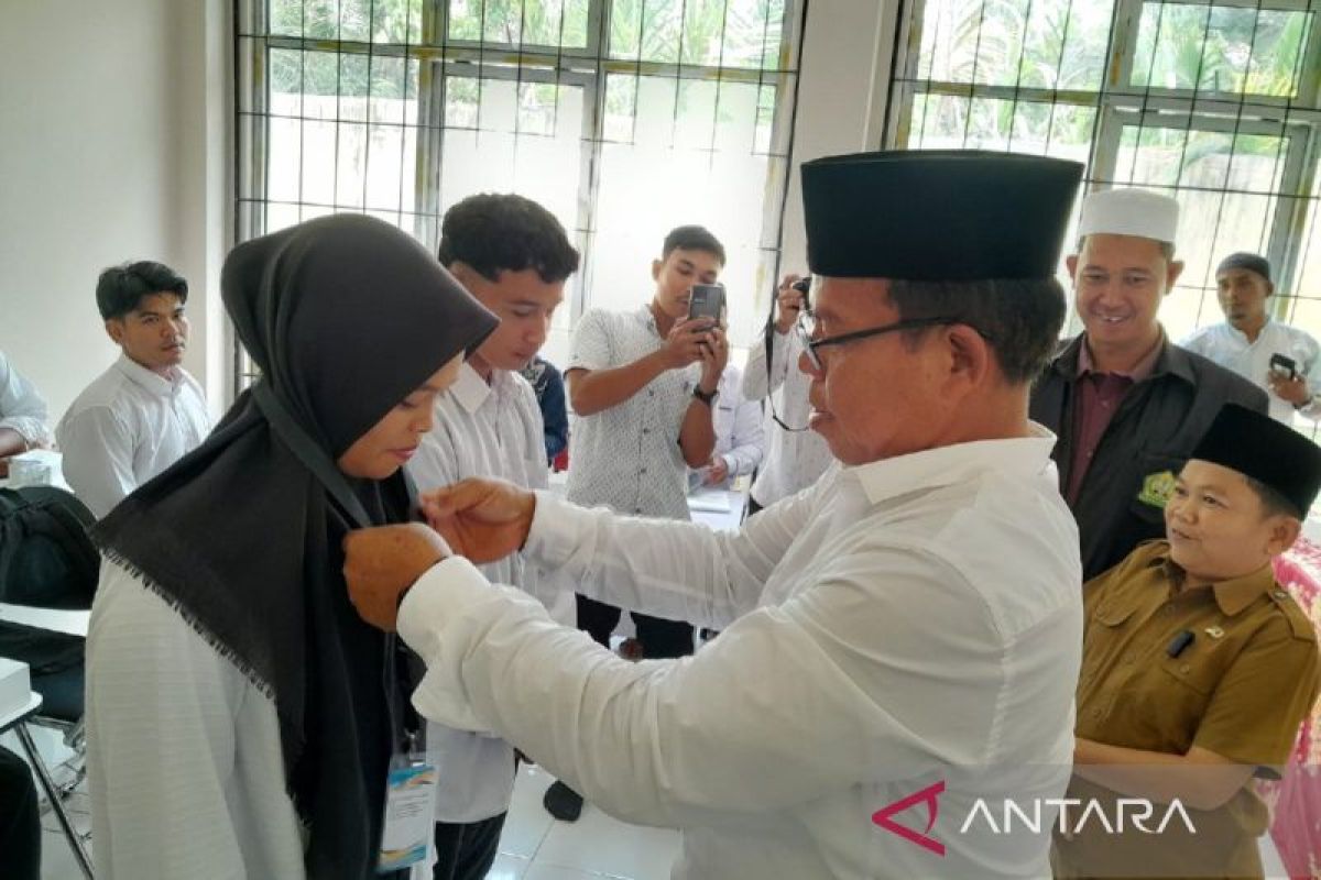 Kakan Kemenag Palas buka pelatihan komputer di BLKK Ponpes AL - Mukhtariyah Sibuhuan