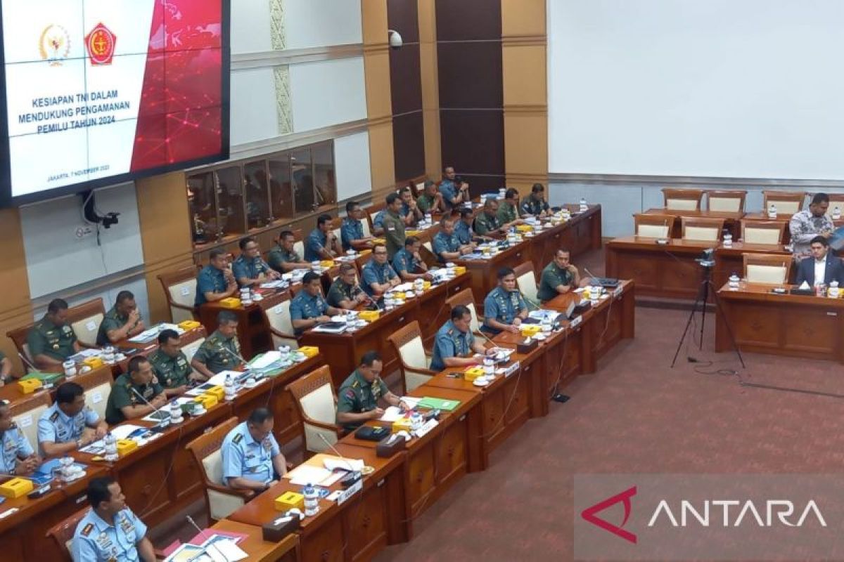 TNI turunkan 446.516 personel bantu amankan Pemilu 2024