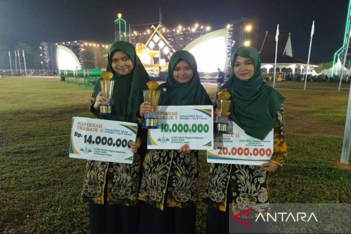 South Kalimantan wins fifth general champion at 2023 National STQH