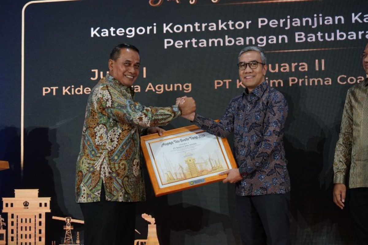 Kideco raih penghargaan dalam ajang Anugerah Tata Bandha Energi 2023