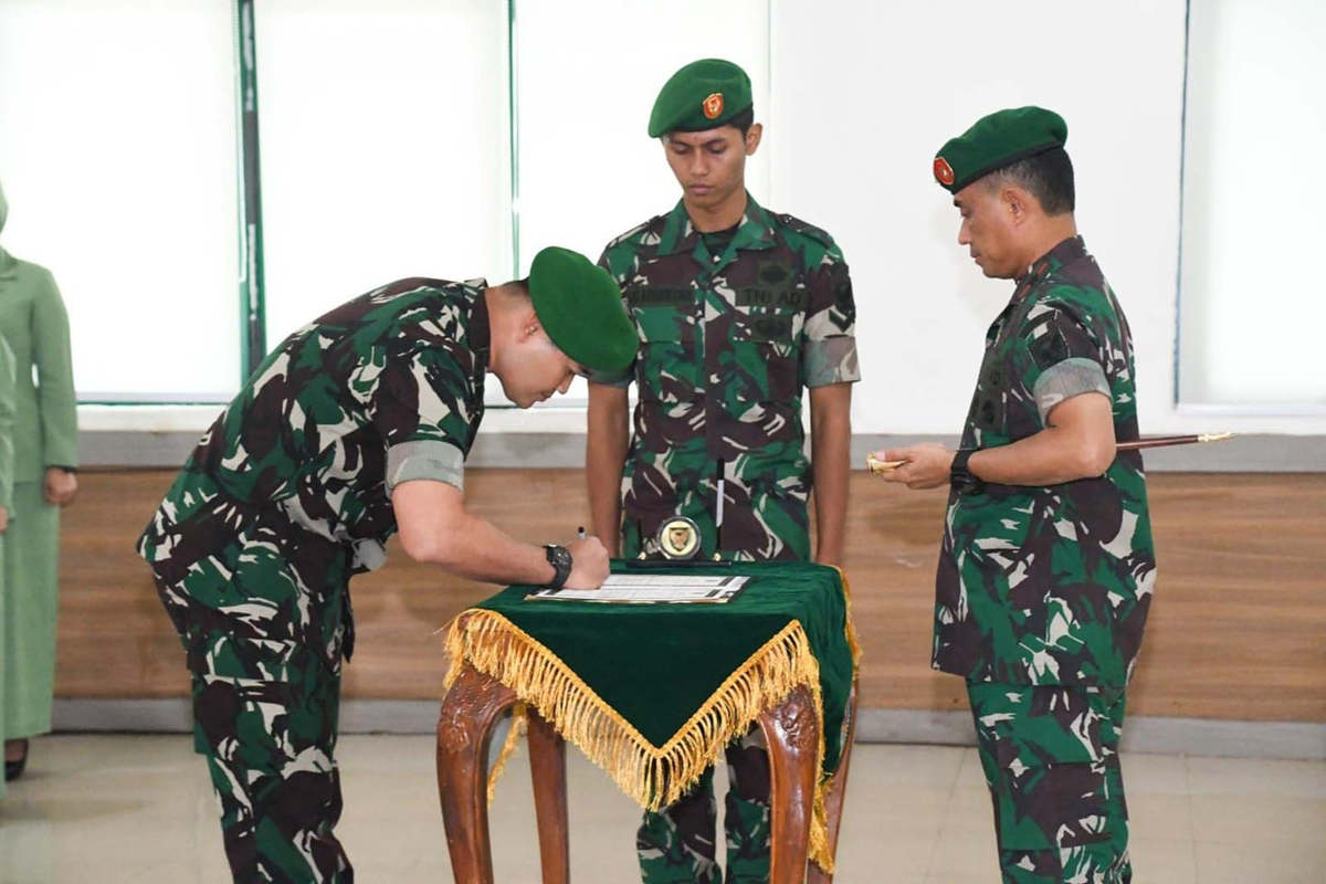 Kolonel Inf M Thohir dari Kasrem jadi Danrem 044/Gapo