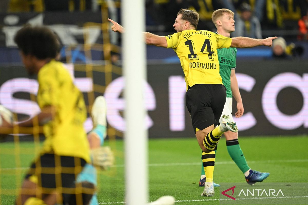Klub Dortmund puncaki klasemen Grup F usai menang  lawan Newcastle skor 2-0