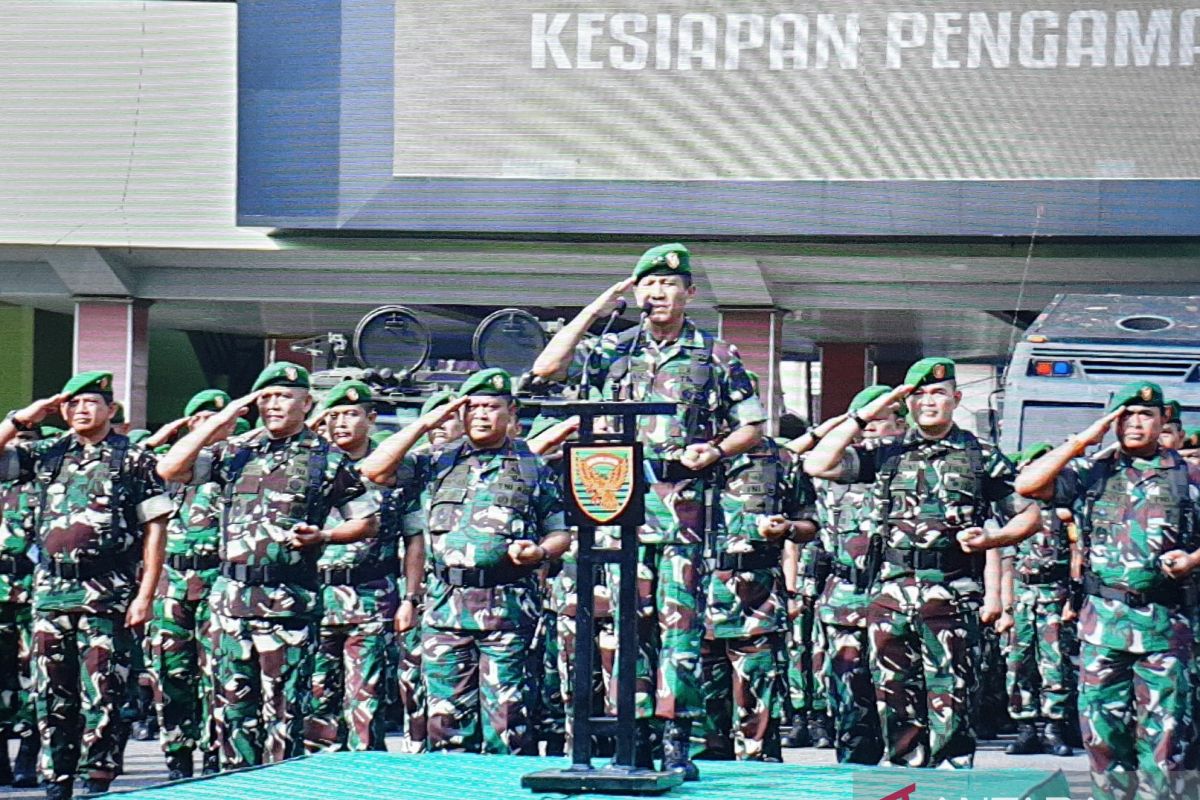 Kodam Sriwijaya siapkan prajurit dukung pengamanan Pemilu 2024