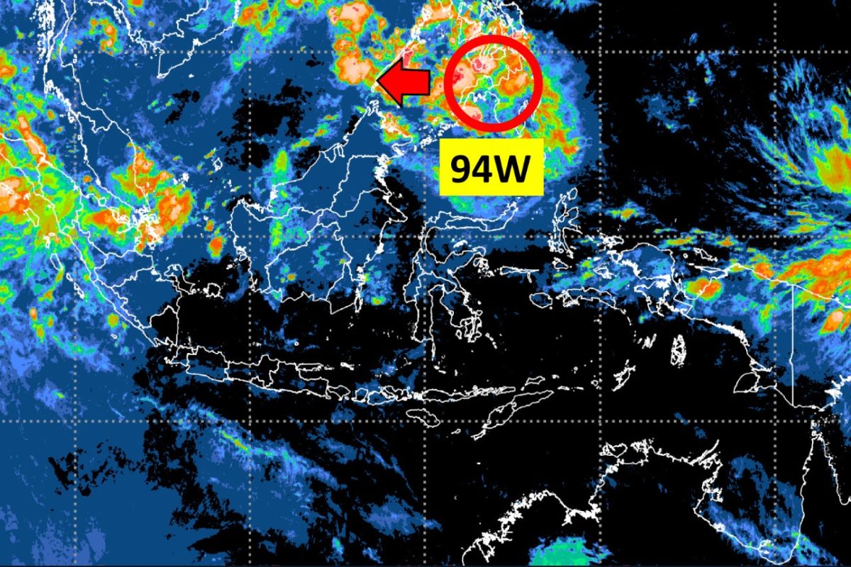 BMKG: Bibit Siklon Tropis 94W beri dampak tak langsung di Kalimantan