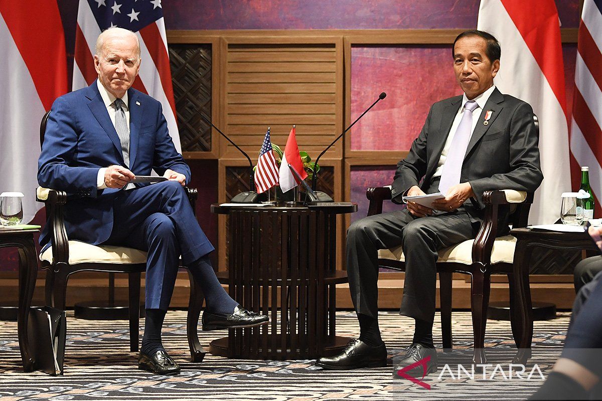 Presiden Joko Widodo bahas Gaza di Riyadh sebelum bertemu Joe Biden