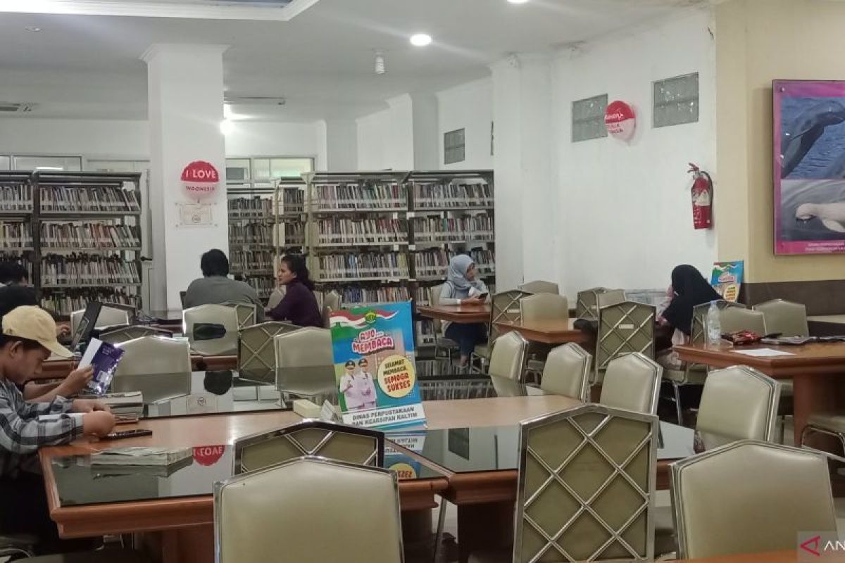 Perpustakaan Kaltim sediakan fasiltas tempat yang nyaman