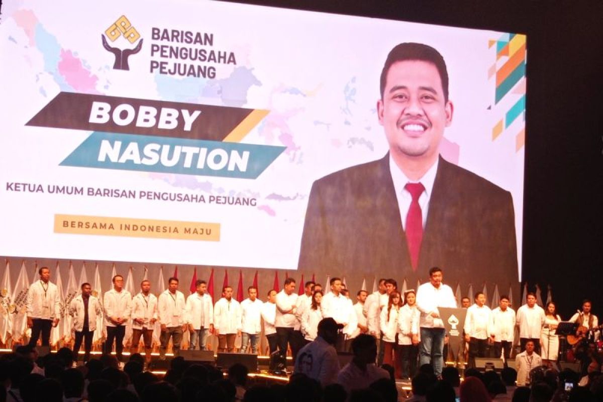 Relawan Barisan Pengusaha Pejuang deklarasi dukung Prabowo-Gibran