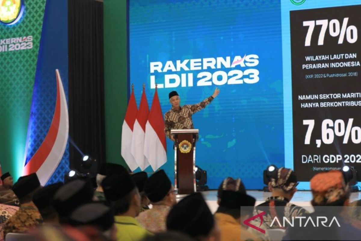 Ganjar Pranowo paparkan strategi menuju Indonesia unggul di Rakernas LDII