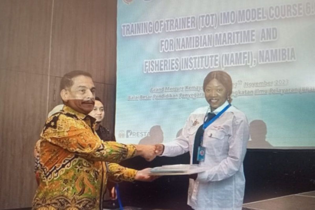 Kemenhub latih 19 instruktur pelaut Namibia