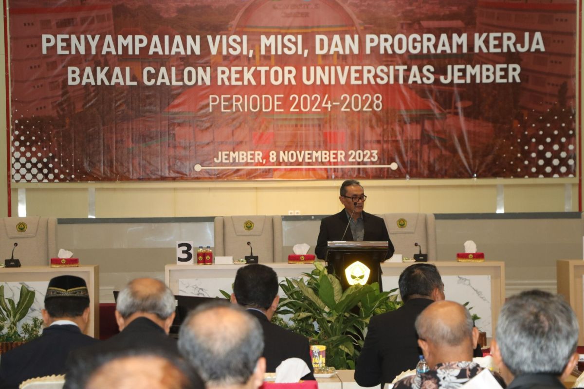 Satu bakal calon Rektor Unej dinyatakan gugur