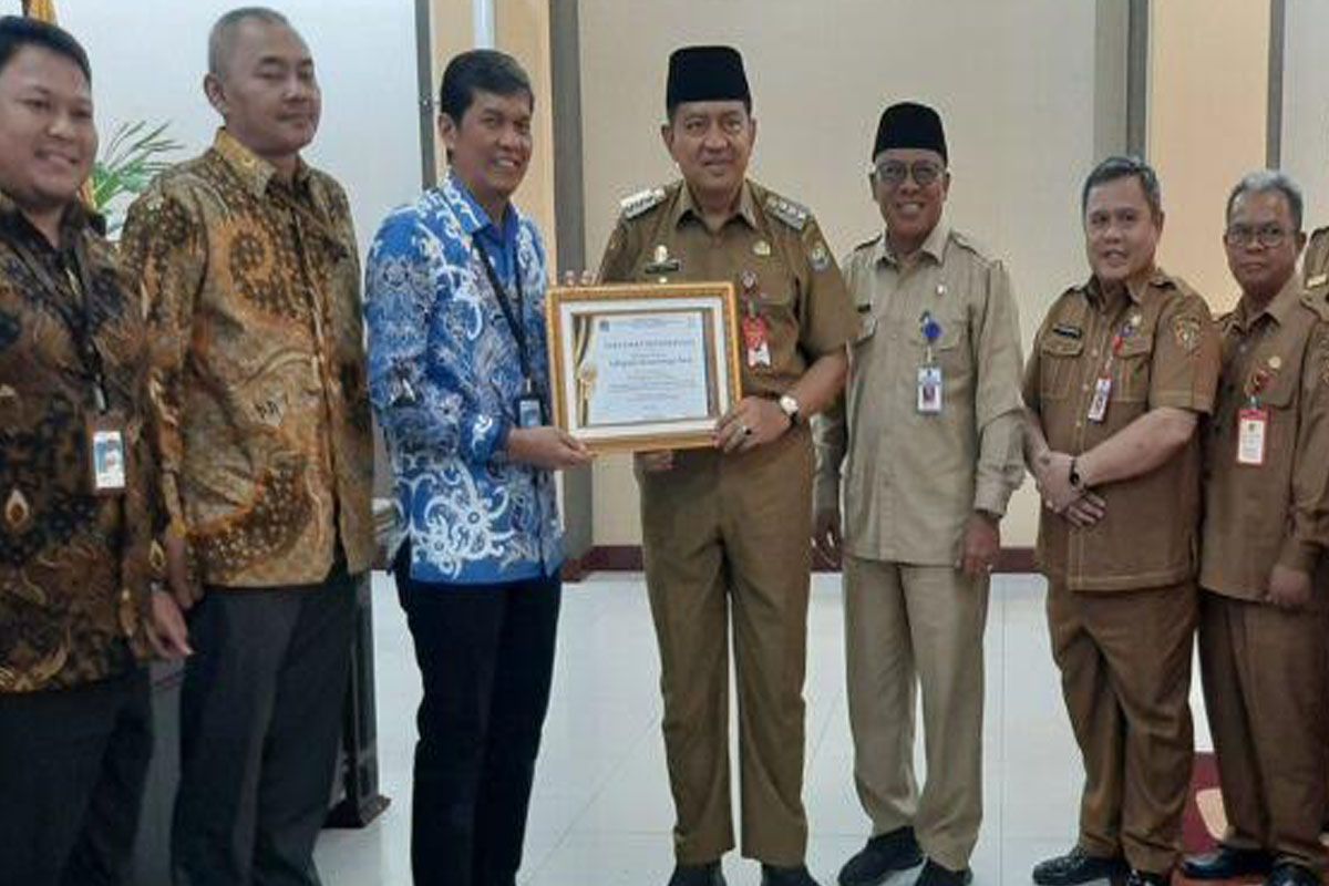 Pemkab Kobar terima penghargaan dari Direktorat Jenderal Perbendaharaan Kalteng