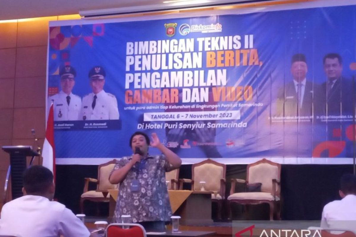 ANTARA beri pelatihan dasar suntingan video di Samarinda