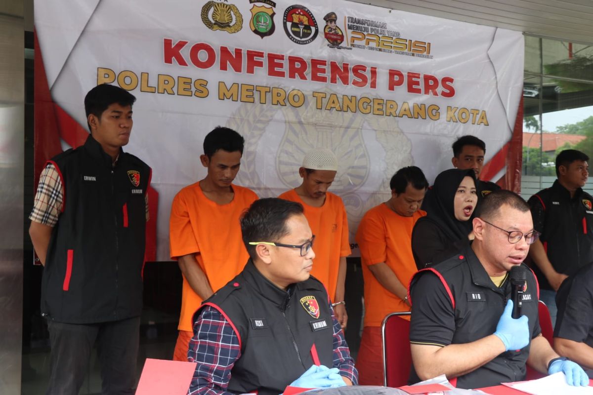 Polres Metro Tangerang tangkap pelaku penganiayaan anggota Polri